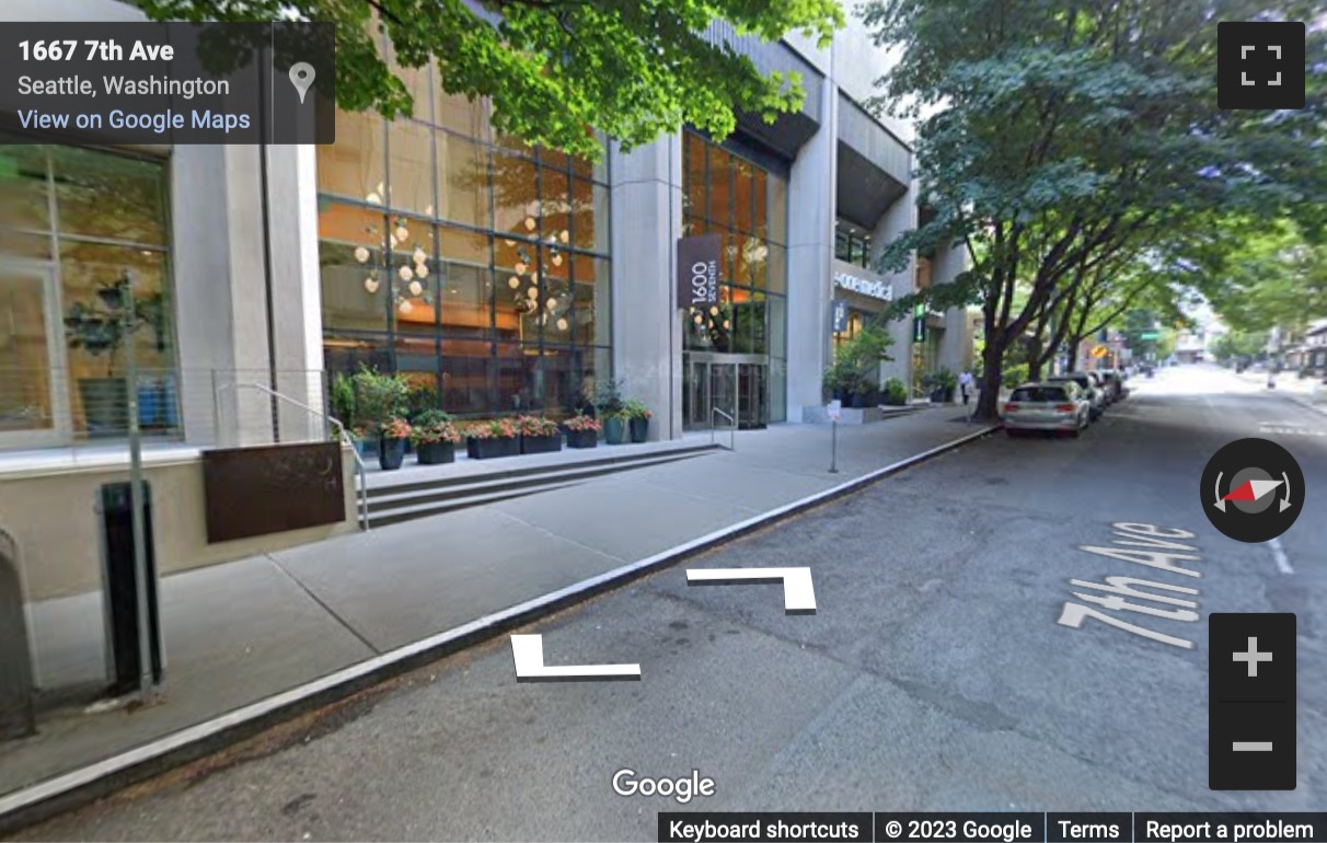 Street View image of 1700 7th Avenue, Suite 2100, Downtown Seattle, Seattle, Washington, USA