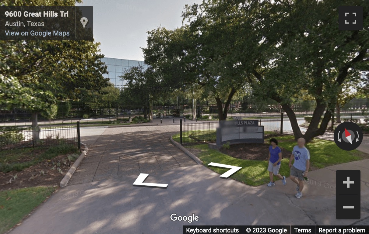 Street View image of 9600 Great Hills Trail, 150 W, Arboretum Great Hills Center, Austin, Texas, USA