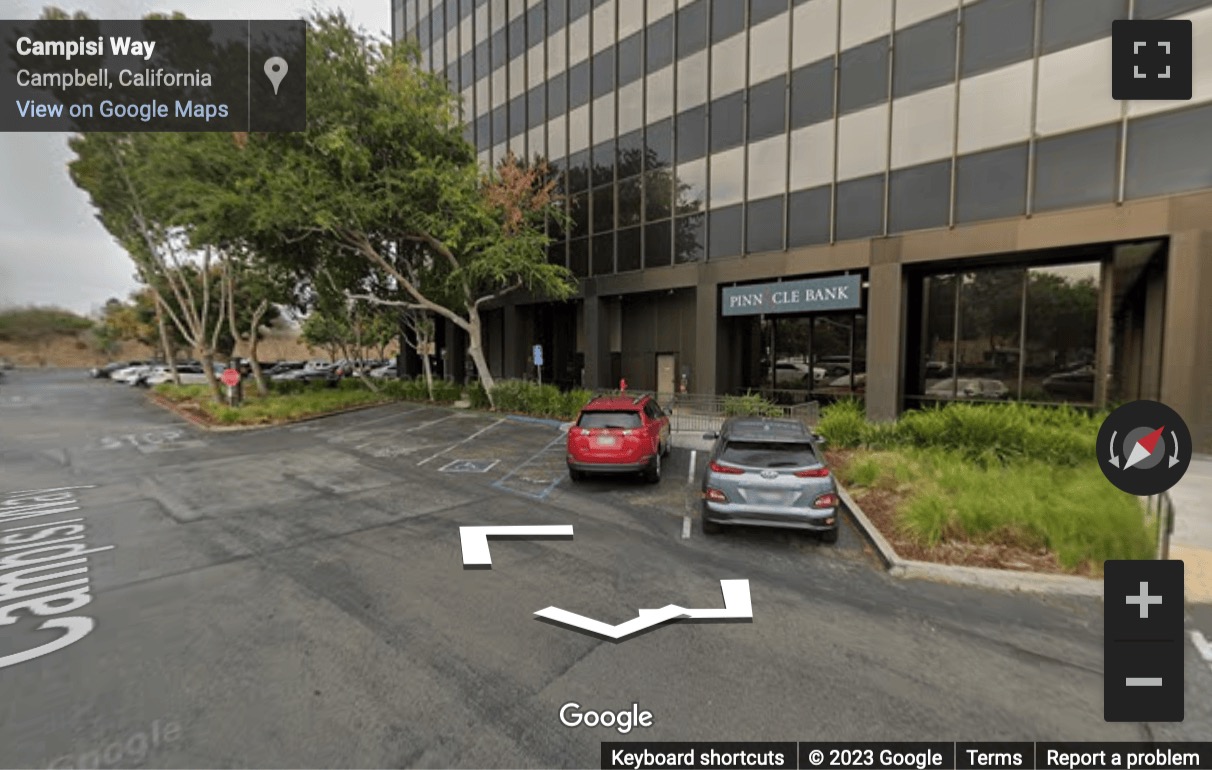 Street View image of 1999 S. Bascom Avenue, Pruneyard Center, Campbell, California, USA