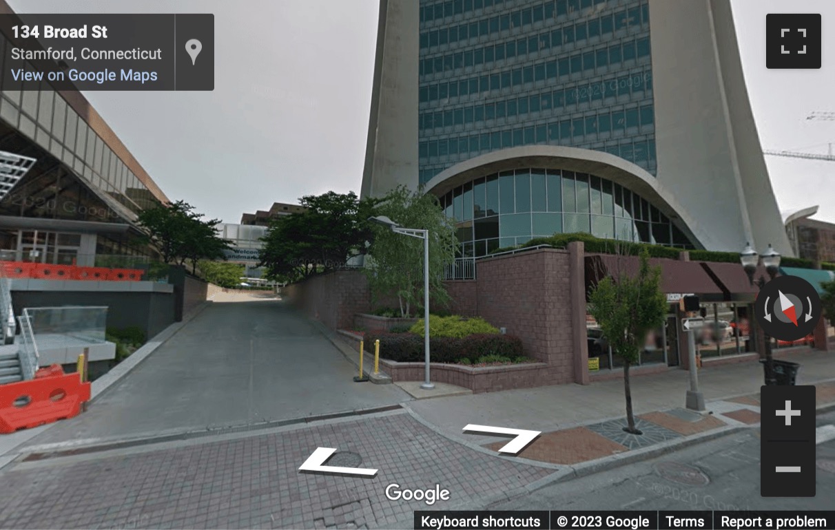 Street View image of 6 Landmark Square, Landmark Square Center, Stamford, Connecticut, USA