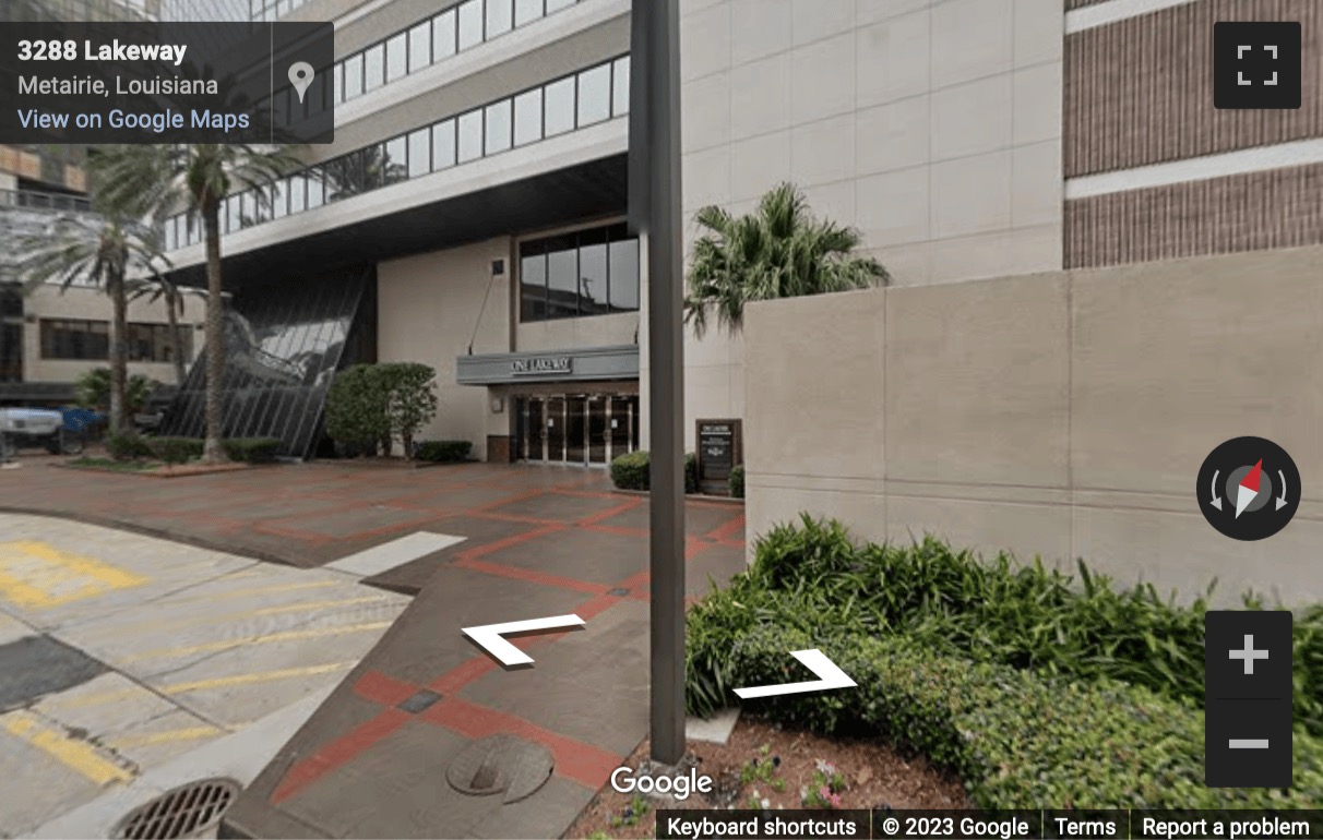 Street View image of 3900 N. Causeway Blvd, Metairie, Louisiana, USA