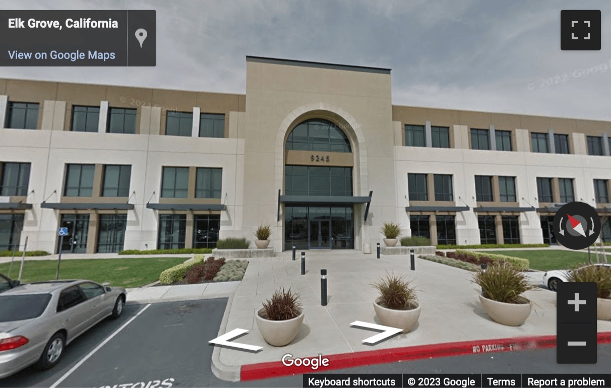 Street View image of 9245 Laguna Springs Drive, Elk Grove, Sacramento, California, USA