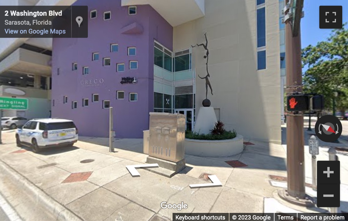 Street View image of 1990 Main Street, Suite 750, Sarasota, Florida, USA