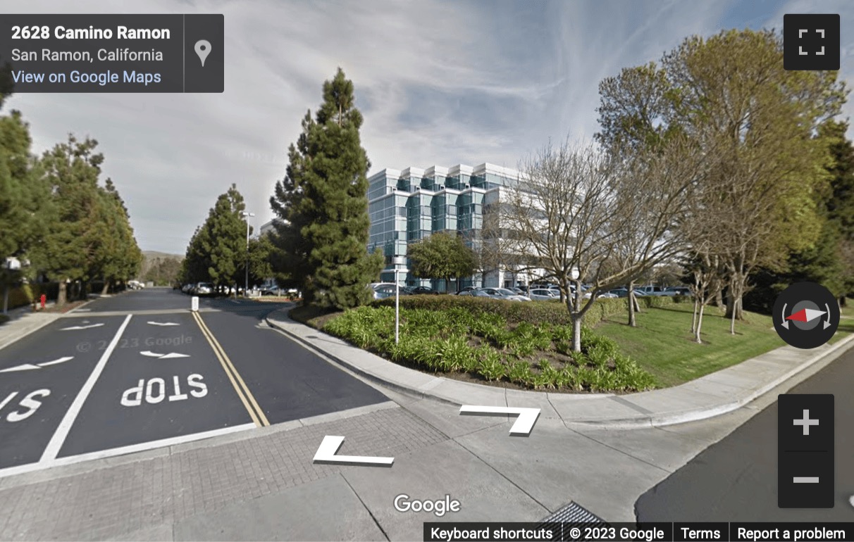 Street View image of 2603 Camino Ramon, Suite 200/300, Bishop Ranch 3, San Ramon, California, USA