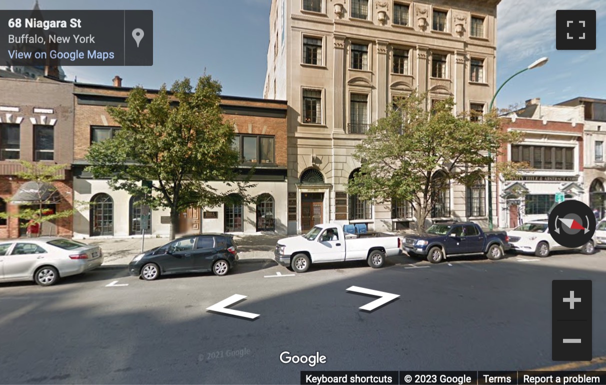 Street View image of 70 Niagara Street, Buffalo, New York State, USA