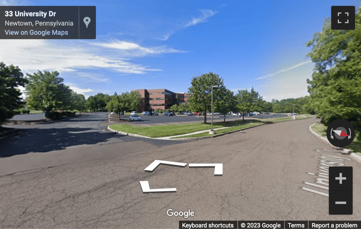 Street View image of 41 University Drive, Silver Lake Executive Campus, Newtown Center