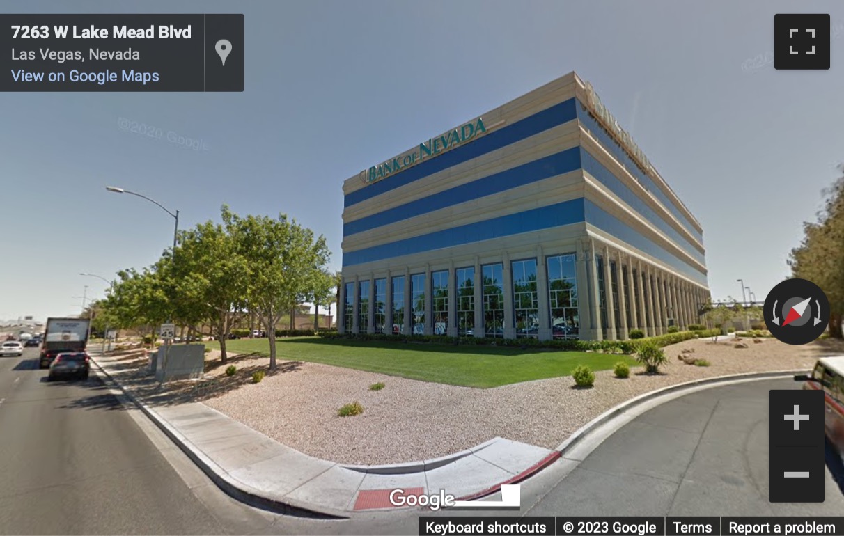 Street View image of 7251 West Lake Mead Boulevard, Suite 300, Summerlin Center, Las Vegas, Nevada, USA