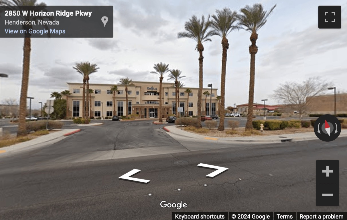 Street View image of 2850 Horizon Ridge Parkway, Suite 200, Siena Office Park Center II, Henderson