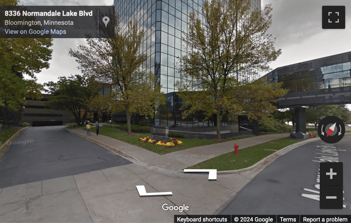 Street View image of 8400 Normandale Lake Boulevard, Bloomington, Minnesota, USA