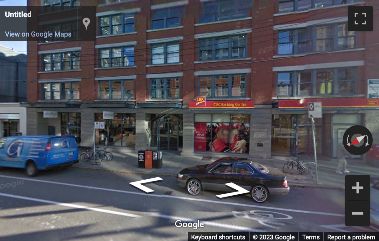 Street View image of 1090 Homer Street, Suite 300, Vancouver, British Columbia, Canada