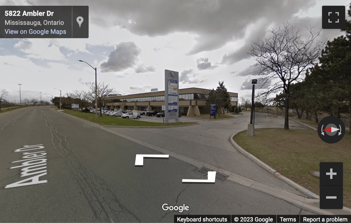 Street View image of 5800 Ambler Drive, Suite 210, Mississauga, Ontario, Canada