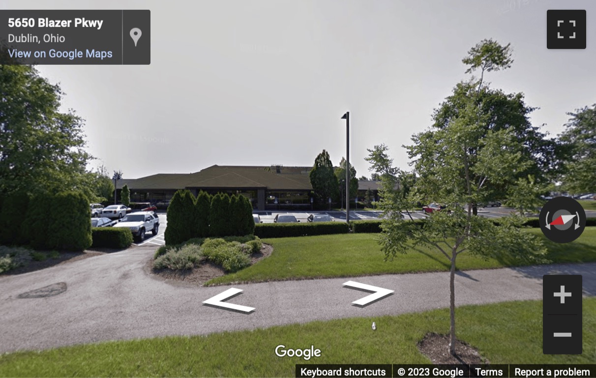 Street View image of 5650 Blazer Parkway, Dublin, Ohio, USA