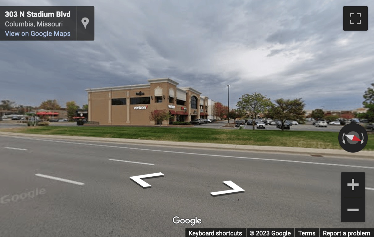 Street View image of 303 N. Stadium Blvd, Columbia, Missouri, USA