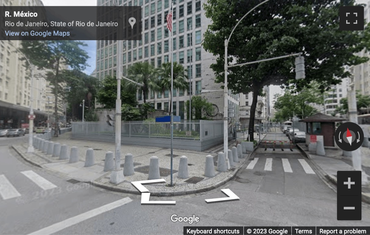 Street View image of Av. Presidente Wilson, 231/14°, Rio de Janeiro, Brazil