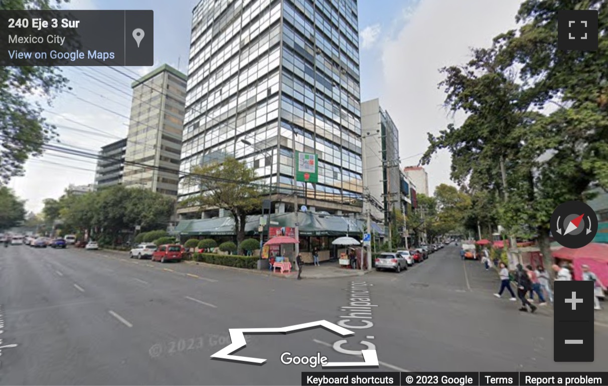 Street View image of Chilpancingo 71, Hipodromo Condesa, Cuauhtémoc, Mexico City