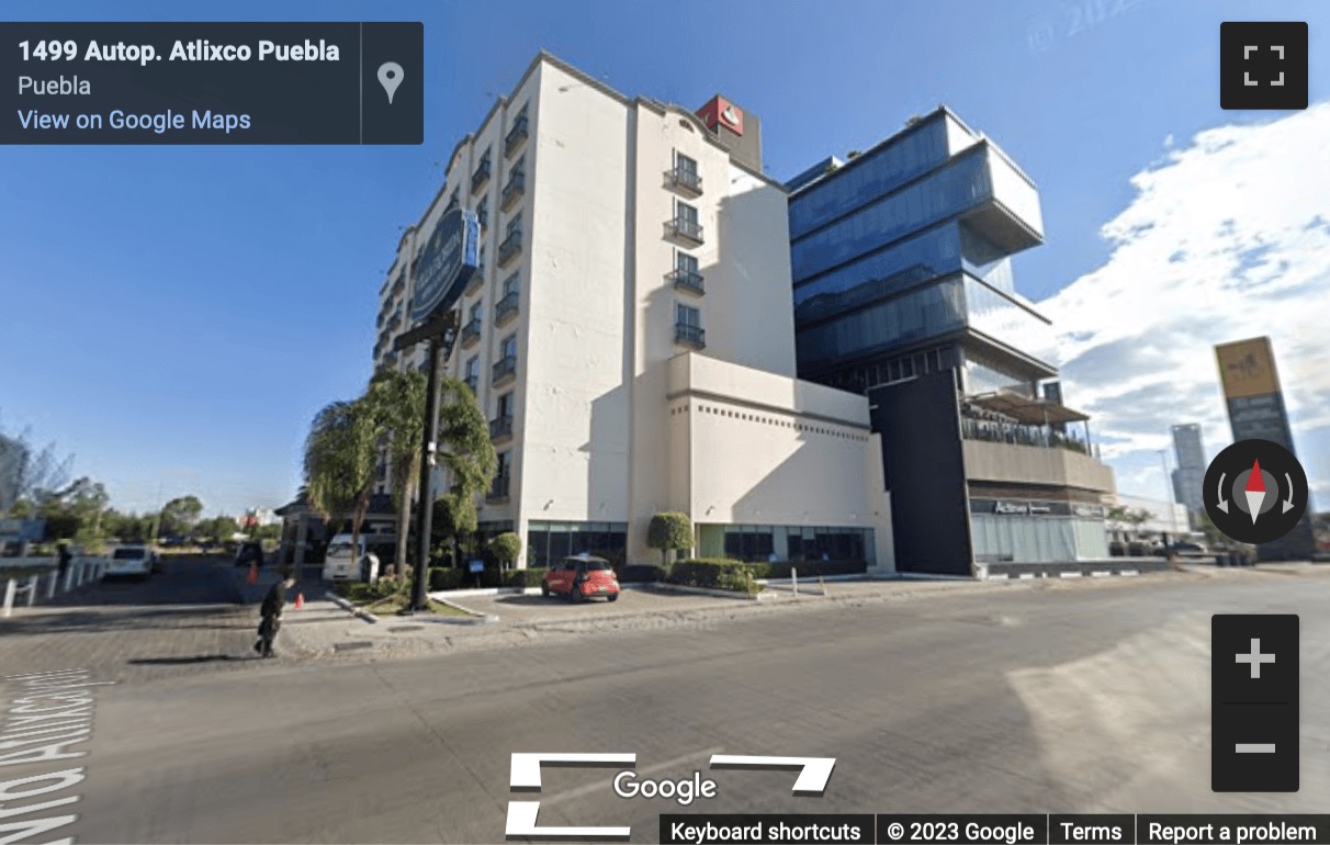 Street View image of 1499 Blvd. Atlixcayotl, Puebla, Mexico