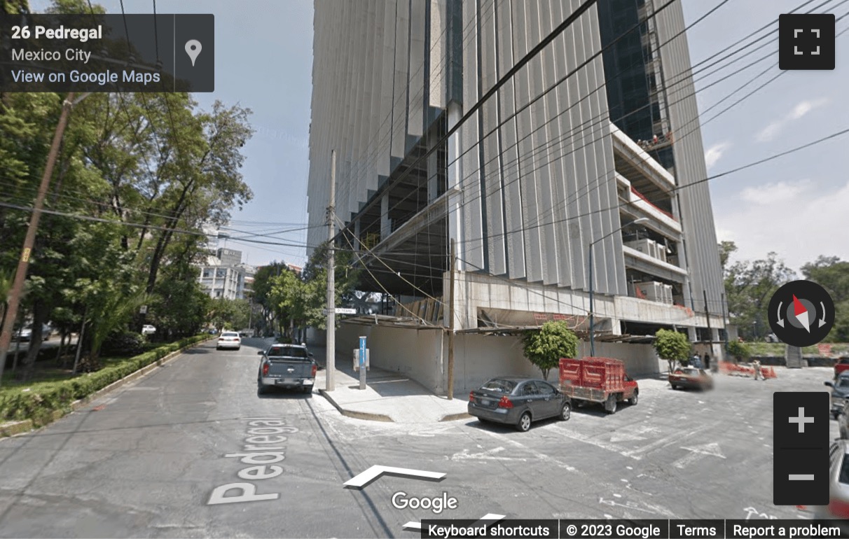 Street View image of Pedregal 24, Lomas de Chapultepec, Miguel Hidalgo, Mexico City