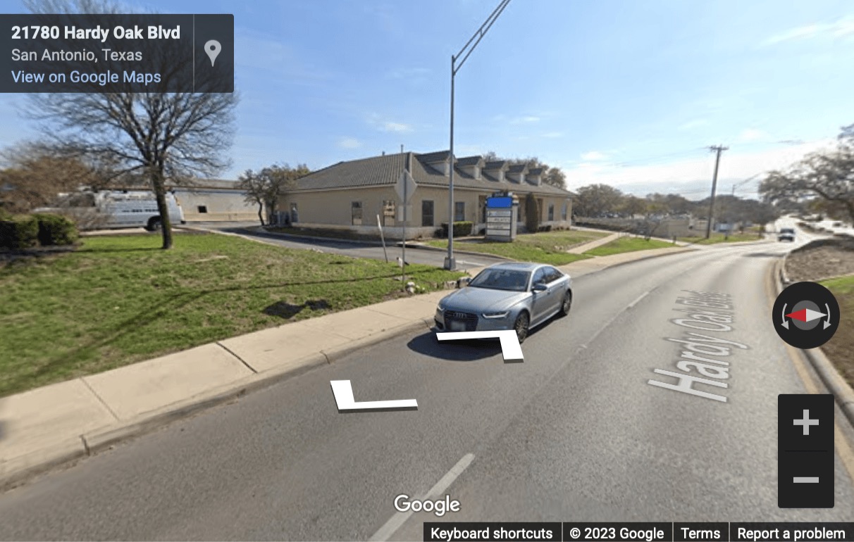 Street View image of 21750 Hardy Oak, Suite 102, San Antonio, Texas, USA