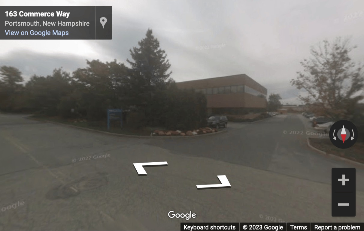 Street View image of 170 Commerce Way, Suite 200, Portsmouth, New Hampshire, USA