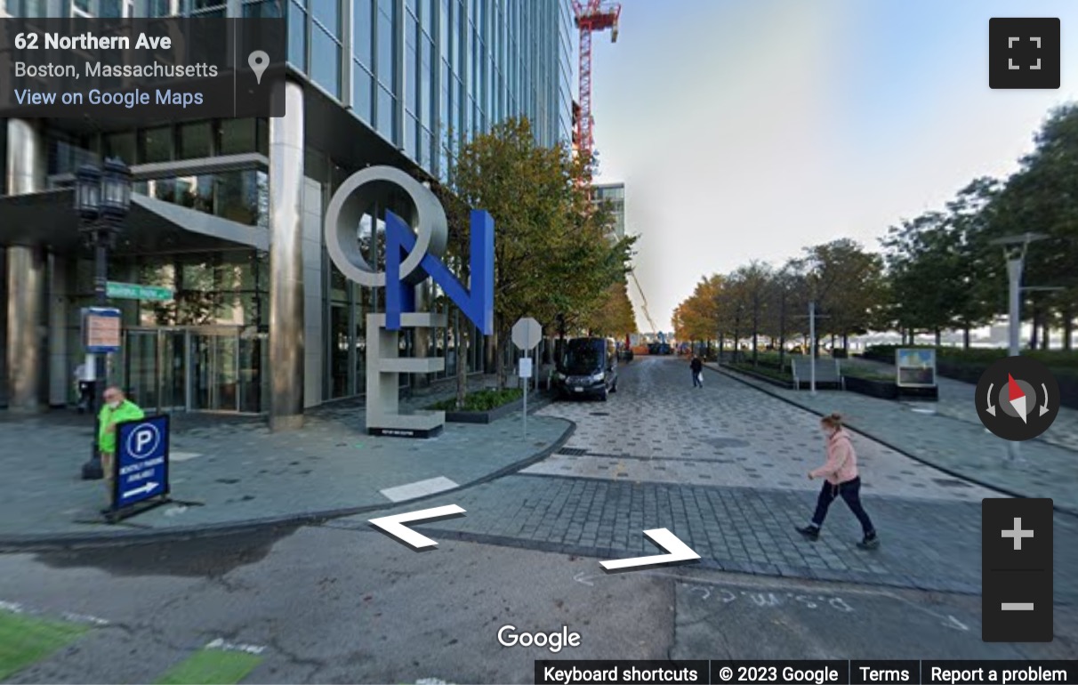 Street View image of 1 Marina Park Drive, 1410, Boston, Massachusetts, USA