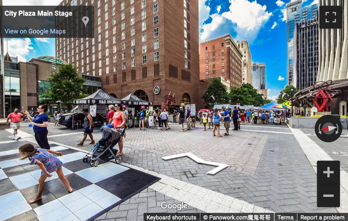 Street View image of 421 Fayetteville Street, Suite 1100, One Bank of America Business Center, Raleigh