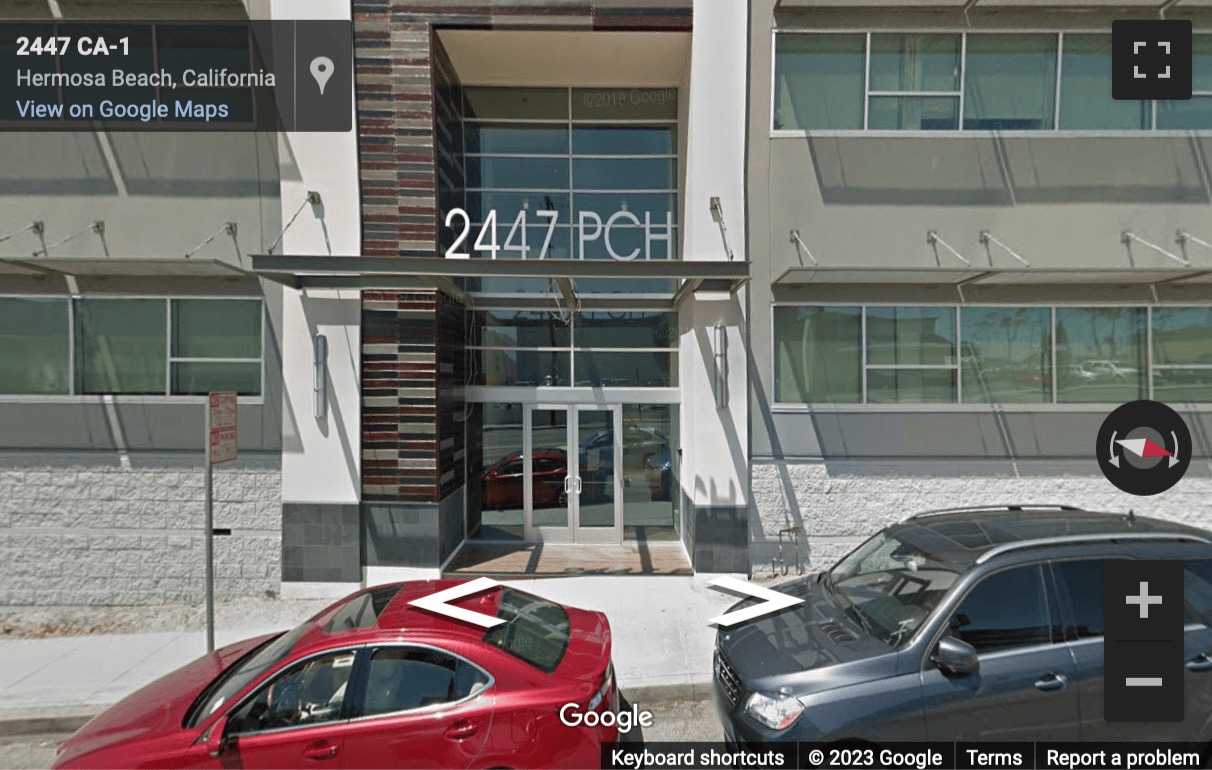 Street View image of 2447 Pacific Coast Highway, 2nd Floor, Hermosa Beach, California, USA