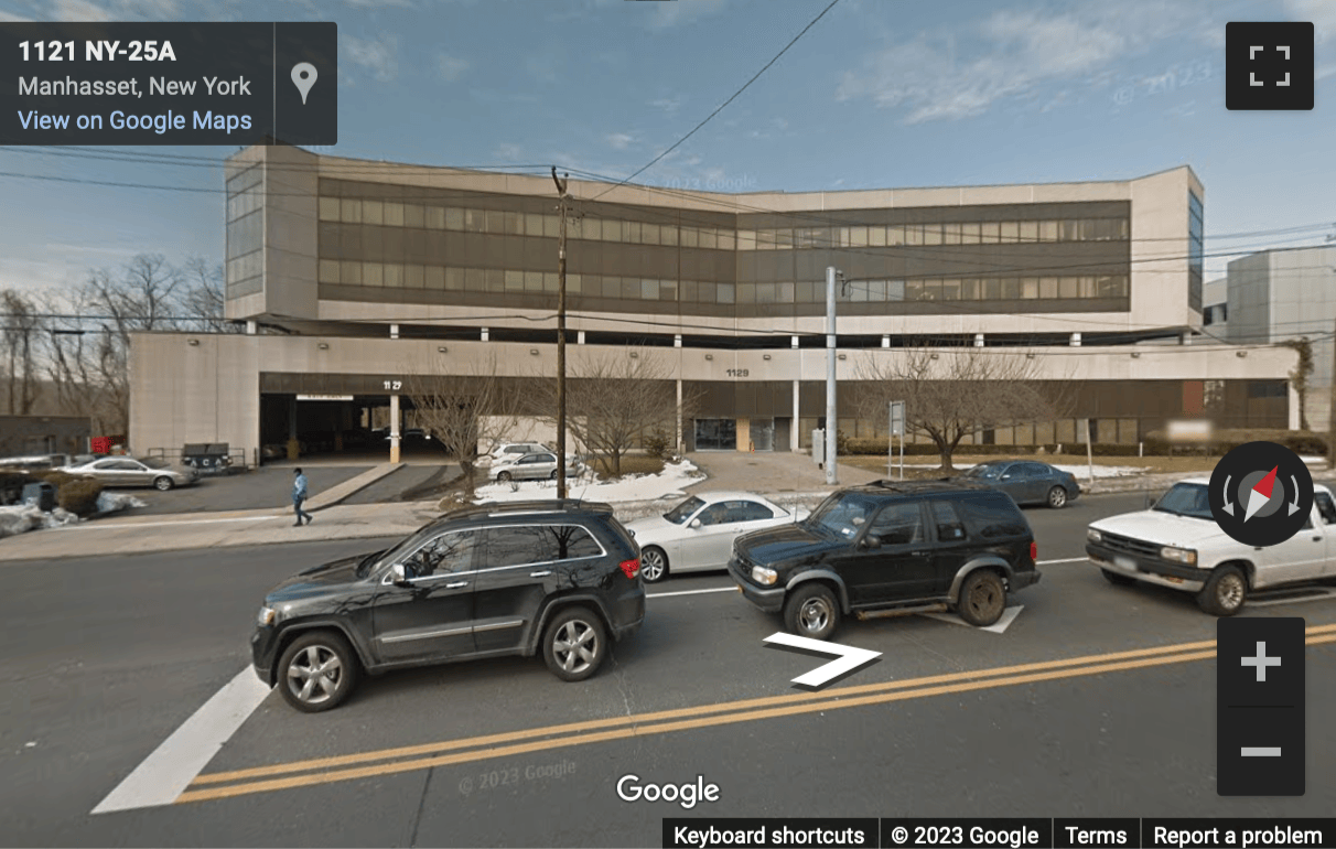 Street View image of 1129 Northern Boulevard, Suite 404, Manhasset, New York State, USA