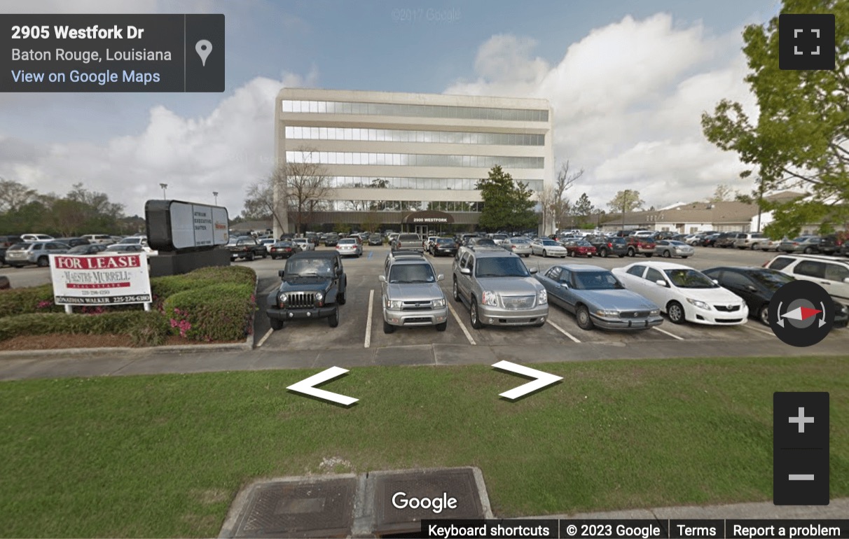 Street View image of 2900 Westfork Drive, Suite 401, Westfork, Baton Rouge, Louisiana, USA