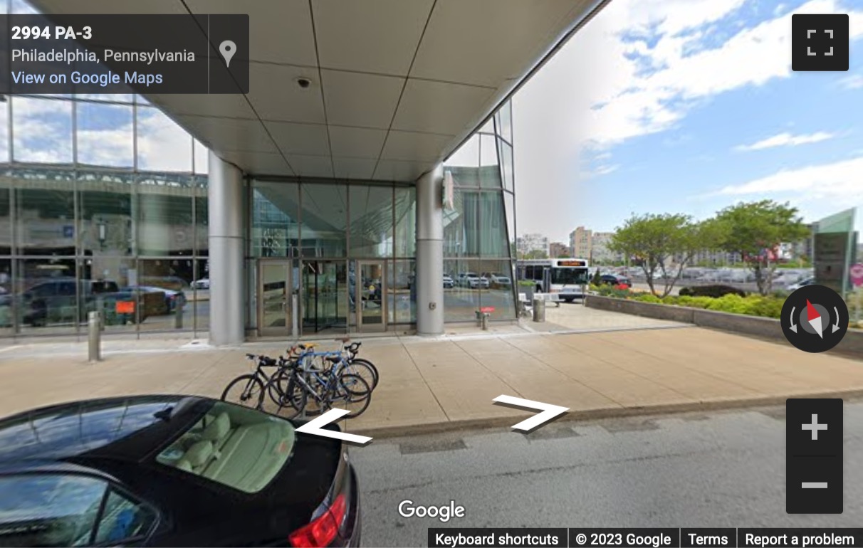 Street View image of 2929 Arch Street, Suite 1700, CIRA Centre, Philadelphia, Pennsylvania, USA