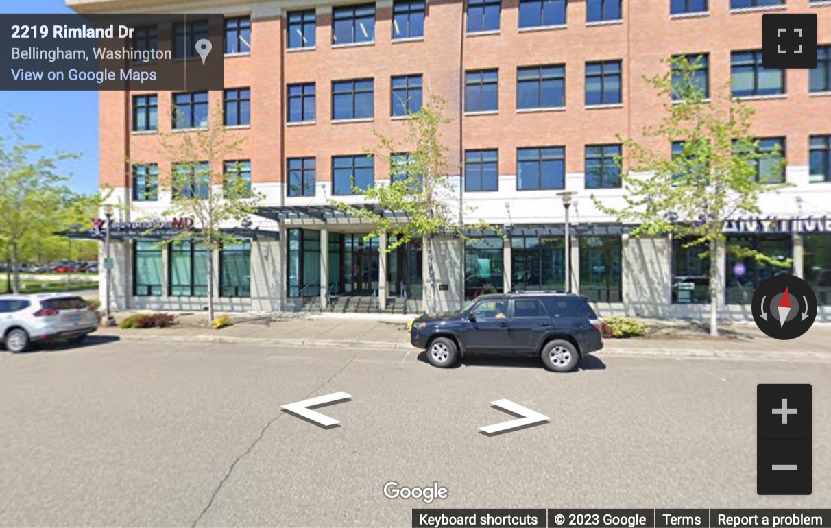 Street View image of 2219 Rimland Drive, Suite 301, Barkley Village, Bellingham, Washington, USA