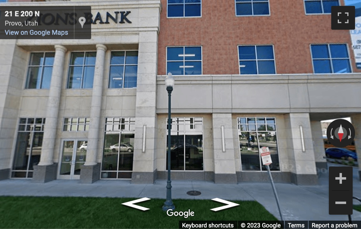 Street View image of 180 North University Avenue, Suite 270, Provo, Utah, USA