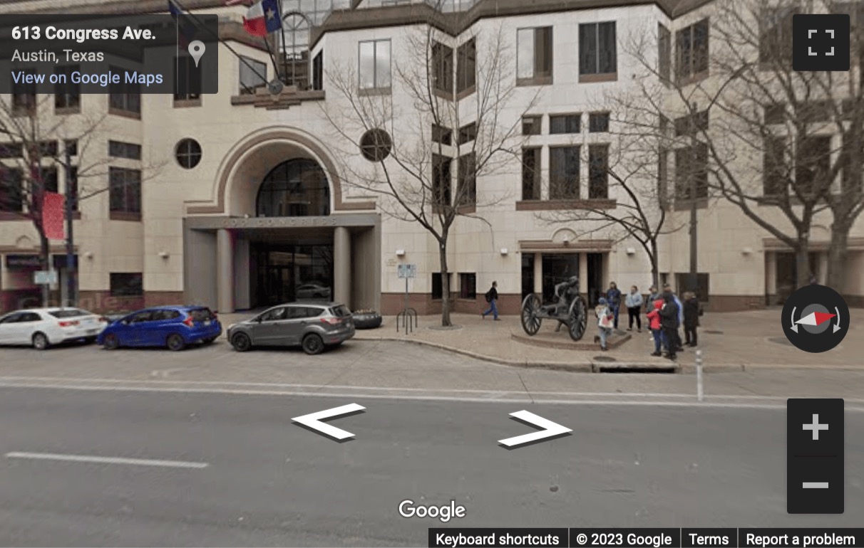 Street View image of 14th Floor, 600 Congress, Austin, Texas, USA