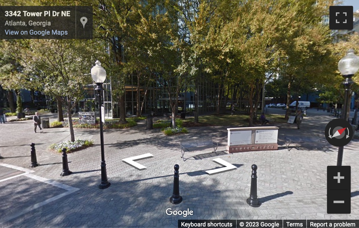 Street View image of 3340 Peachtree Road NE, No. 1010, Atlanta, Georgia, USA