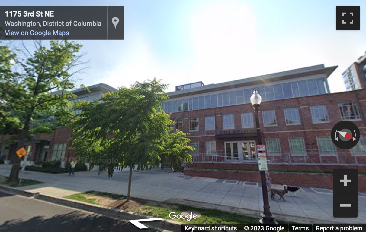 Street View image of 1140 3rd Street, N. E. , SPACES, Uline Arena Centre, Washington DC, District Columbia