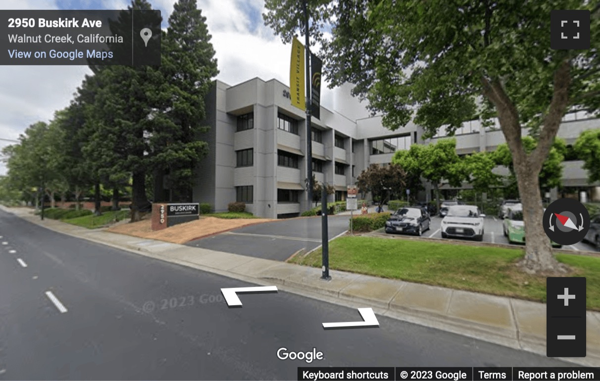 Street View image of 2950 Buskirk Ave, Walnut Creek, California, USA