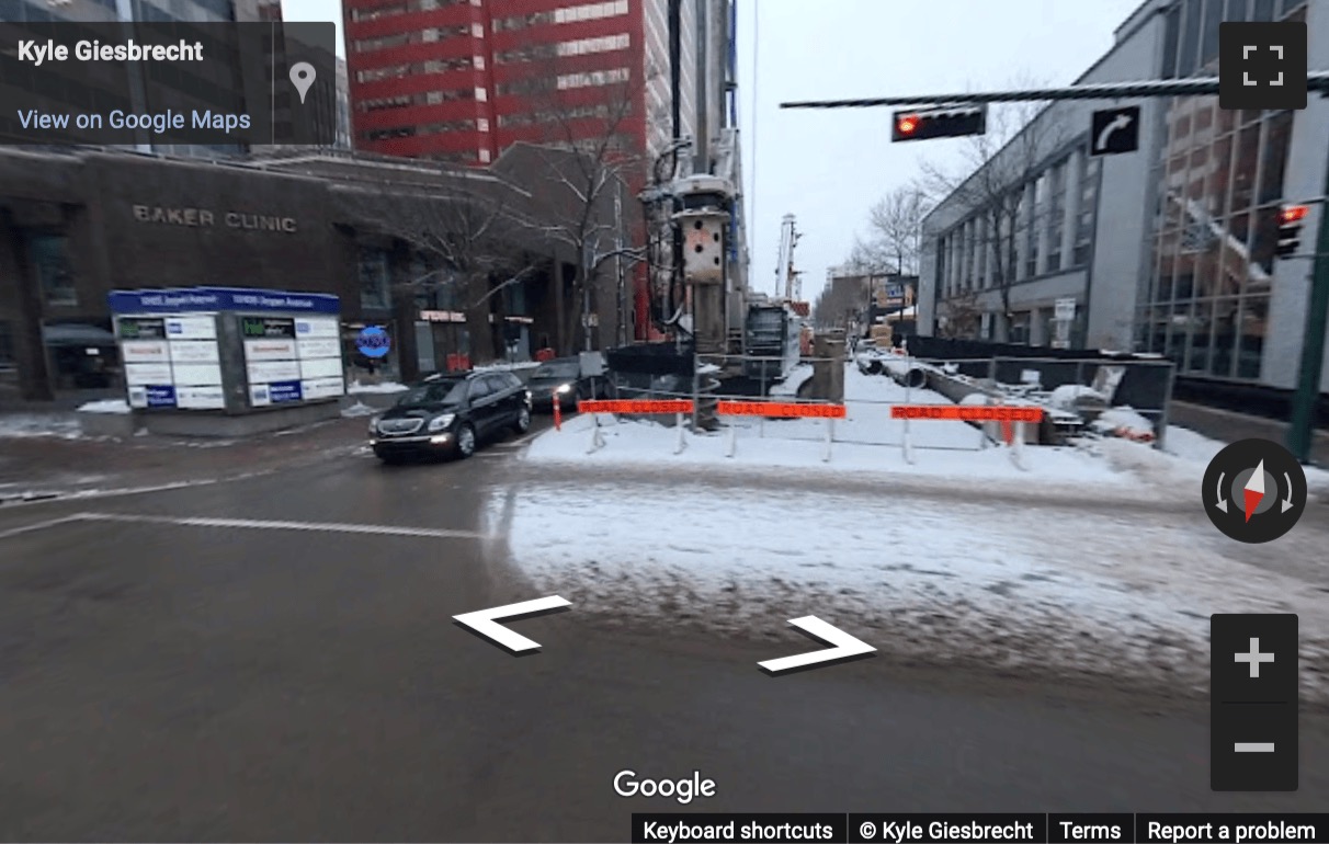 Street View image of 10665 Jasper Avenue, 14th Floor, First Edmonton Place, Edmonton, Alberta, Canada