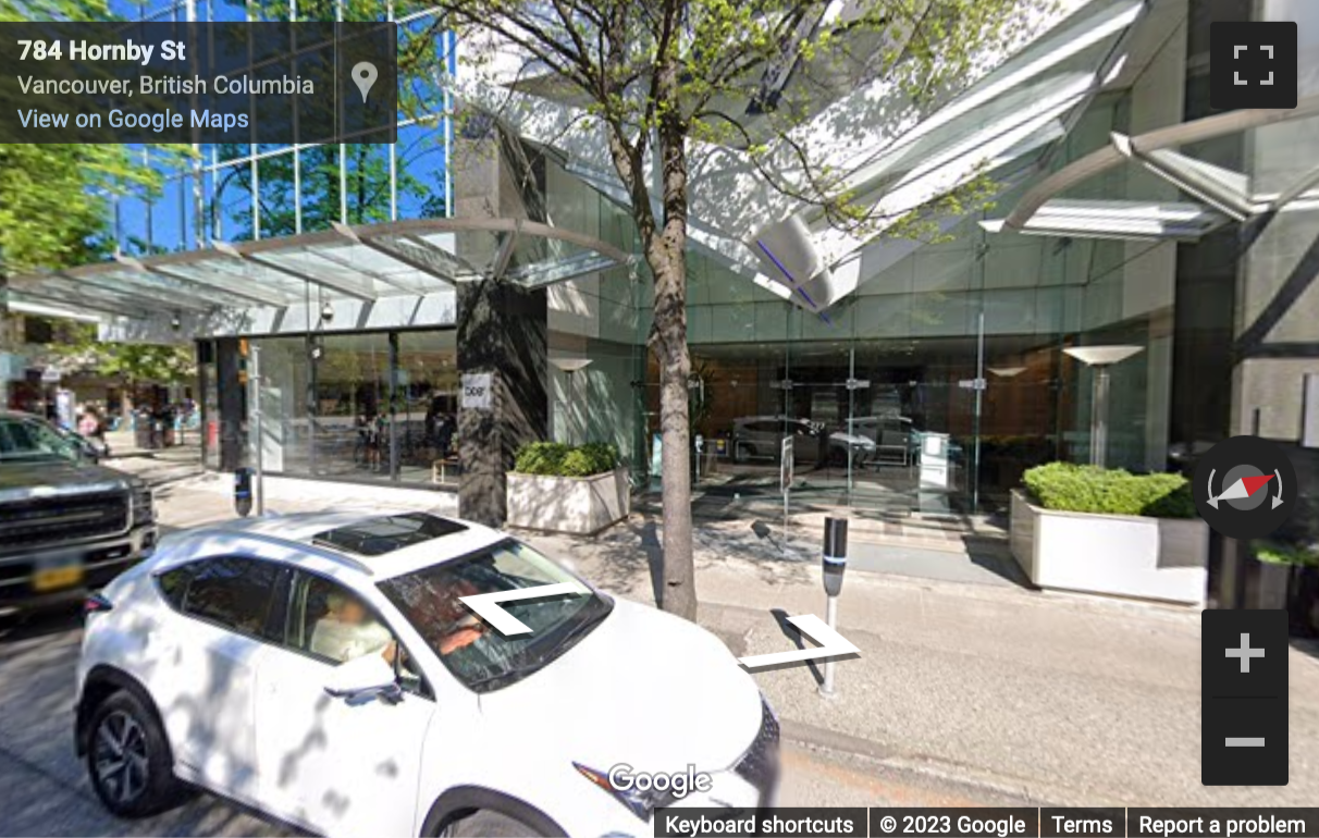 Street View image of Robson Square, 777 Hornby Street, Suite 600, Vancouver, British Columbia, Canada