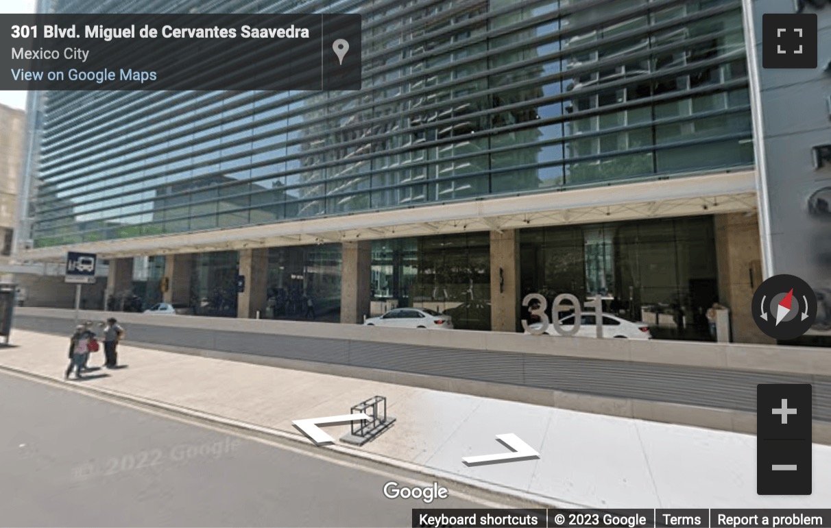 Street View image of Av. Miguel de Cervantes Saavedra 301, Col. Granada, 14th floor, Mexico City, Terret Polanco