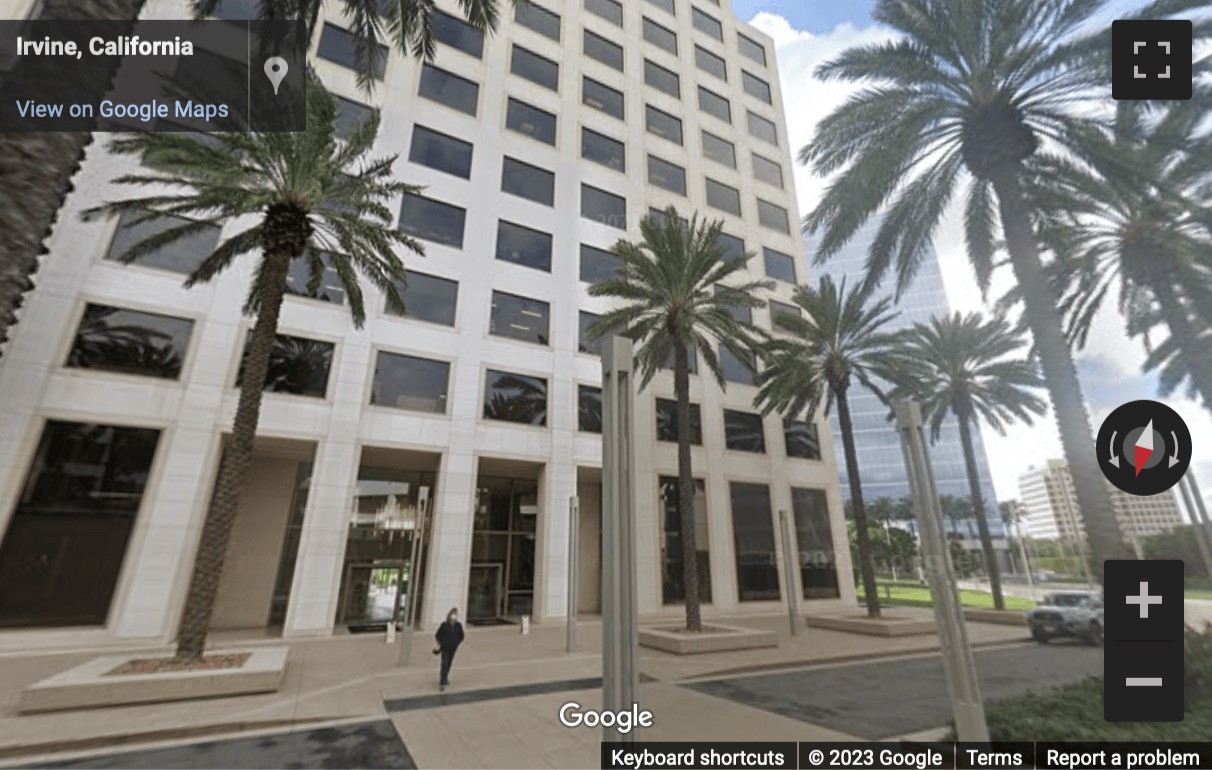 Street View image of Suite 400, 300 Spectrum Center Drive, Irvine, California