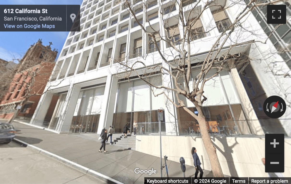 Street View image of 650 California Street, San Francisco