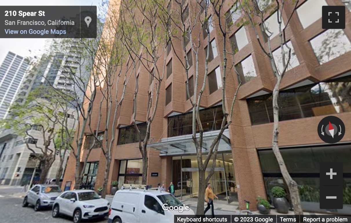 Street View image of 201 Spear Street, San Francisco, California