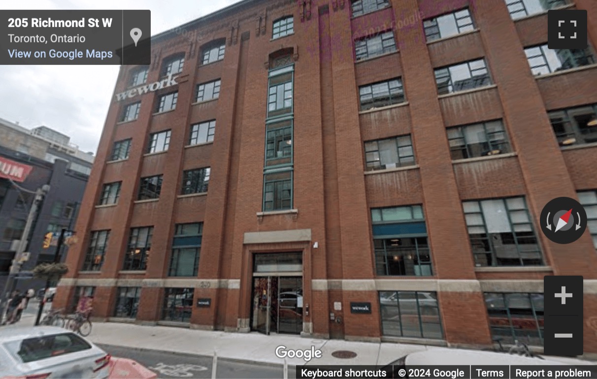 Street View image of 240 Richmond Street W, Toronto, Ontario