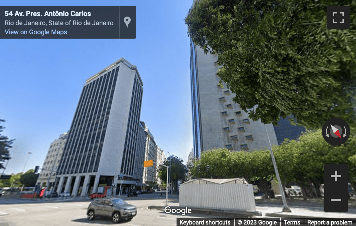 Street View image of President Wilson Avenue, 231, 10 minutes walk from Rio de Janeiro Airport
