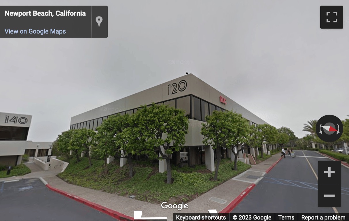 Street View image of (OC2) 120 Newport Center Drive, Newport Beach, California