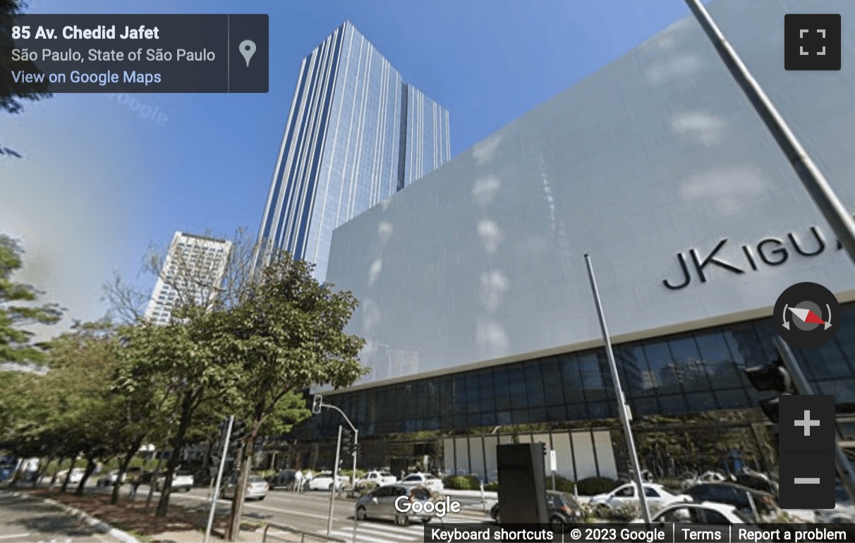 Street View image of Torre JK, Avenida Presidente Juscelino Kubitschek, 2041 Torre D, Sao Paulo