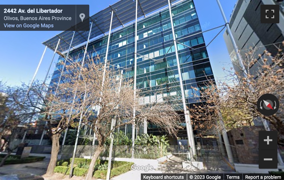 Street View image of Libertador Avenue 2442, Buenos Aires