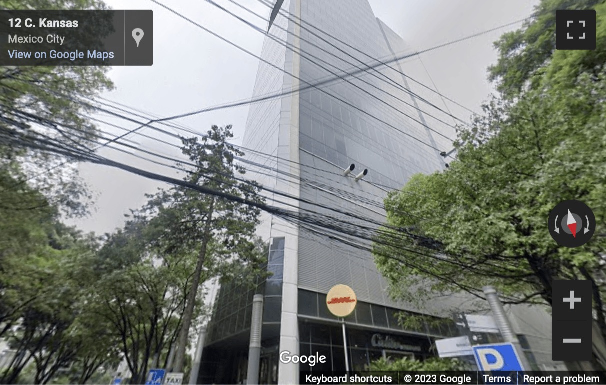 Street View image of Insurgentes Sur 859, Col. Napoles, Benito Juarez, Mexico City