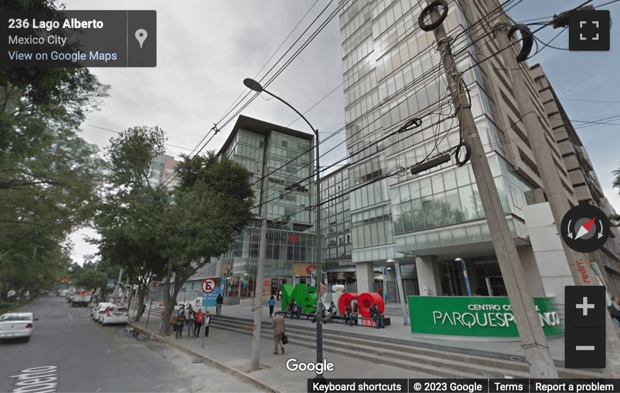 Street View image of Calle Lago Alberto No. 319, Col. Granada, Del. Miguel Hidalgo, Mexico City