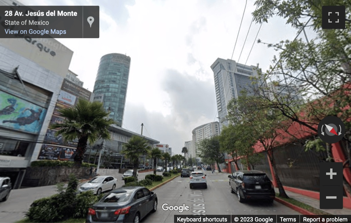 Street View image of Av. Jesús del Monte No. 41, piso 14. Col. Jesús del Monte, Huixquilucan. Estado de México