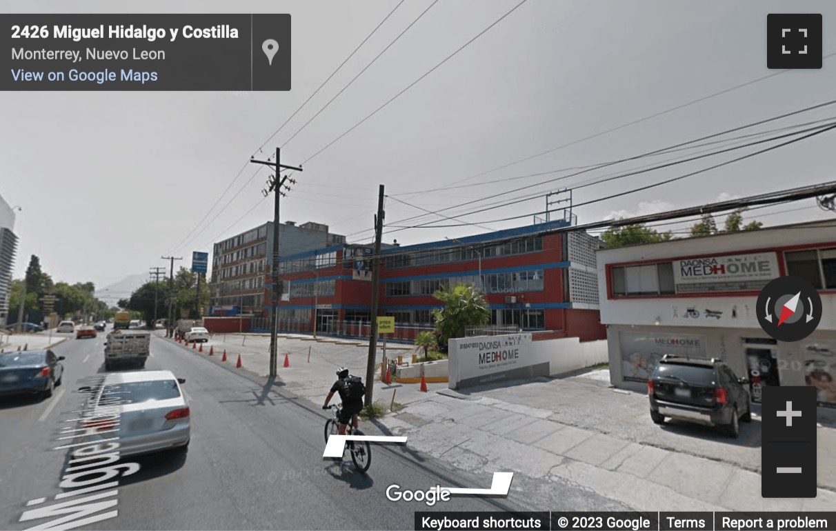 Street View image of Avenida Constitución 2050, Colonia Centro, Monterrey